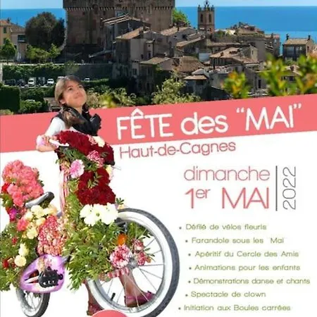 Maison De Village Haut-de-cagnes Avec Vue Mer Cagnes-sur-Mer