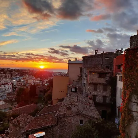 Maison De Village Haut-de-cagnes Avec Vue Mer Villa *