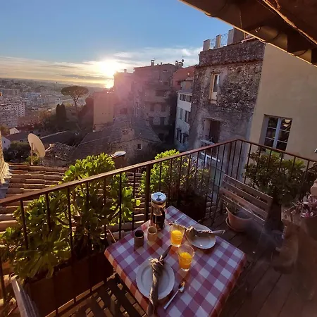 Villa Maison De Village Haut-de-cagnes Avec Vue Mer Cagnes-sur-Mer